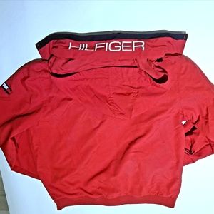 Tommy hilfiger print jacket hooded L